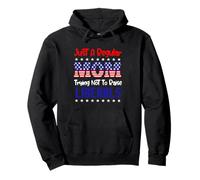 Just A Regular Mom Trying Not To Raise Liberals For Moms Pullover Hoodie