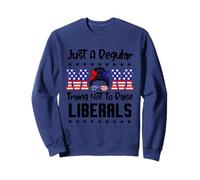 Just A Regular Mom Trying Not To Raise Liberals For Moms Sweatshirt