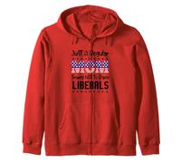 Just A Regular Mom Trying Not To Raise Liberals For Moms Zip Hoodie