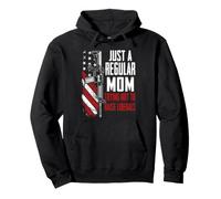Just A Regular Mom Trying Not To Raise Liberals - Mother Gun Pullover Hoodie
