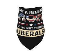 Just A Regular Mom Tryingto Raise Liberals Spring Dog Bandanas Boy Bulk Pet Scarf Adjustable Soft Triangle Bibs Accessories for Small Medium Large Puppy Cats
