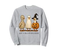 Just A Silly Spooky Goose Halloween Tee Mummy Ghost Geese Sweatshirt
