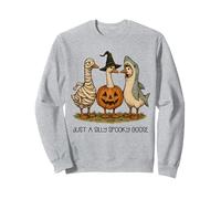 Just A Silly Spooky Goose Halloween Tee Mummy Shark Geese Sweatshirt