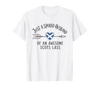 Just A Spoiled Husband of an Awesome Scots Lass Funny Mens T-Shirt