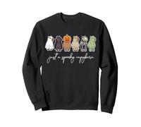 Just A Spooky Capybara Halloween Witch Zombie Mummy Skeleton Sweatshirt