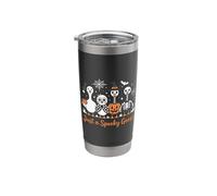 Just a Spooky Goose Creeping Through The Shadows Halloween Stainless Steel Insulated Tumbler
