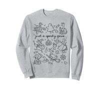 Just A Spooky Goose Cute Silly Halloween Doodles Sweatshirt