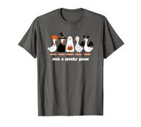 Just A Spooky Goose Funny Silly Halloween Kid Spooky Season T-Shirt