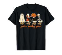 Just a Spooky Goose Halloween Costume Halloween Funny T-Shirt