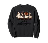Just a Spooky Goose Halloween Funny Goose Lover Sweatshirt
