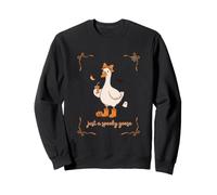Just A Spooky Goose Halloween Silly Goose Funny Halloween Sweatshirt