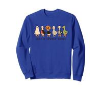 Just A Spooky Goose Halloween Silly Goose Sweatshirt, Adult Unisex, Royal Blue, XX-Large
