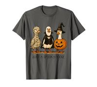 Just A Spooky Goose Halloween Tee Mummy Vampire Silly Geese T-Shirt