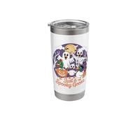 Just a Spooky Goose Haunted Moonlight Scene Halloween Stainless Steel Insulated Tumbler