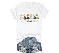 Just A Spooky Goose Shirt Funny Halloween Silly Goose T-Shirt
