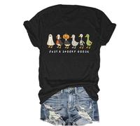 Just A Spooky Goose Shirt Funny Halloween Silly Goose T-Shirt