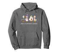 Just A Spooky Goose Silly Funny Halloween Autumn Pullover Hoodie