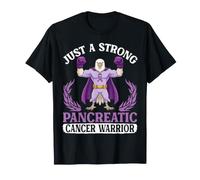 Just A Strong Pancreatic Cancer Warrior Eagle Fighting Boxer T-Shirt