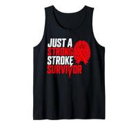 Just A Strong Stroke Survivor Red Brain Ischemic Attack Tank Top
