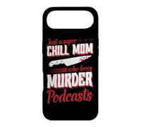 Just A Super Chill Mom Who Loves Murder Podcasts Case for iPhone Air
