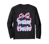 Just A Teacher Making Magic Coquette Bow Teaching Life Women Long Sleeve T-Shirt
