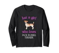 Just a the Girl who loves Jack Russel Terrier Long Sleeve T-Shirt