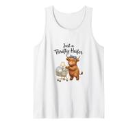 Just a Thrifty Heifer Shopping Cart Bargain Hunter Tank Top