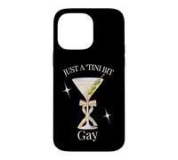 Just A Tini Bit Gay Rainbow Bow Olives Dirty Martini Time Case for iPhone 14 Pro Max