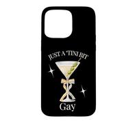 Just A Tini Bit Gay Rainbow Bow Olives Dirty Martini Time Case for iPhone 15 Pro Max