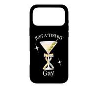 Just A Tini Bit Gay Rainbow Bow Olives Dirty Martini Time Case for iPhone 17 Pro Max