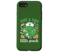 Just A Tiny Little Pinch Nurse St Patricks Day Shamrock Cute Case for iPhone SE (2020) / 7/8