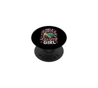 Just A Turtle Loving Girl Cute Sea Turtle Heart Design PopSockets Adhesive PopGrip