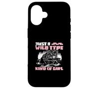 Just A Wild Type Kind Of Girl Funny Zoology For A Zoologist Case for iPhone 16