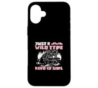 Just A Wild Type Kind Of Girl Funny Zoology For A Zoologist Case for iPhone 16 Plus