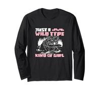 Just A Wild Type Kind of Girl Funny Zoology for A Zoologist Long Sleeve T-Shirt