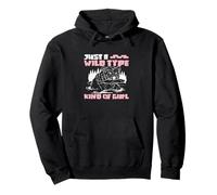 Just A Wild Type Kind Of Girl Funny Zoology For A Zoologist Pullover Hoodie