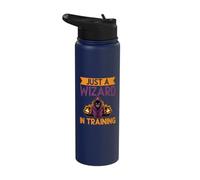 Just a Wizard in Training Fantasy Stainless Steel Insulated Water Bottle