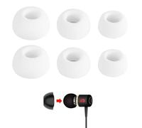 Just Accessories 18 X White Replacement Silicone In-Ear Earphone Headphone Earbuds Tips Gels Eartips Rubber Spare (All Small)
