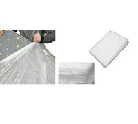 Just Accessories® 5ft Kingsize Heavy Duty Mattress Bags For Storage Moving Removal Mattress Polythene Protector Cover 5’0’’ x 6’6’’ / 150 x 200cm / 59 x 78ins