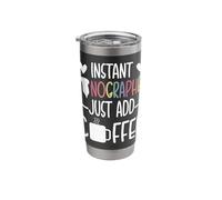 Just Add Coffee Ultrasound Sonography Stainless Steel Insulated Tumbler