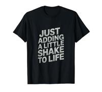 Just Adding a Little Shake to Life Parkinson's Awareness Value Graphic T-Shirt, Men, Black, S