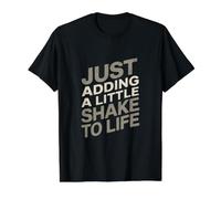 Just Adding a Little Shake to Life Parkinson's Value Graphic T-Shirt, Men, Black, XL