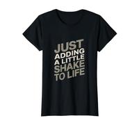 Just Adding a Little Shake to Life Parkinson's Value Graphic T-Shirt, Women, Black, XL