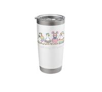 Just an Egg-Cited Goose Silly Funny Happy Easter Bunny Stainless Steel Insulated Tumbler