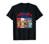 Just an Independent Golden Retriever 4th July Group Dogs T-Shirt