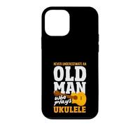 Just An Old Man Who Plays Ukulele Musician Case for iPhone 12 mini