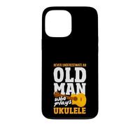 Just An Old Man Who Plays Ukulele Musician Case for iPhone 13 Pro Max