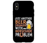 Just Another Beer Drinker With A Horseshoe Problem Case for iPhone X/XS