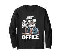 Just Another Day at The Office Otter Fun Long Sleeve T-Shirt