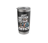 Just Another Day At The Office Otter Fun Stainless Steel Insulated Tumbler